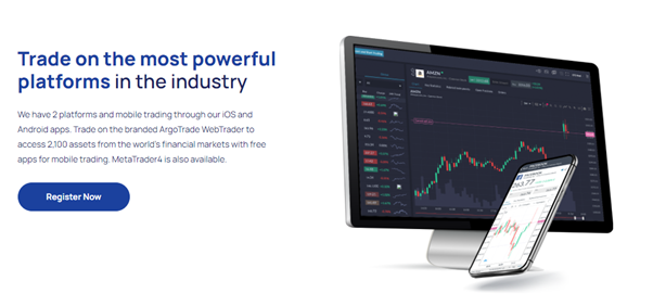 ArgoTrade trading platforms Source httpswwwargotradecomenplatform webtrader