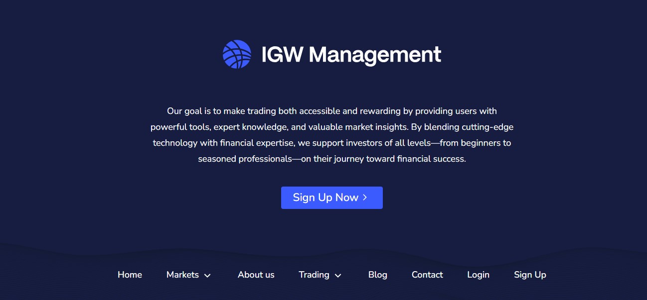 IGW Management Mission IGW Management Mission