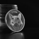 Stack,Of,Shiba,Inu,Coins,Over,Black,Background